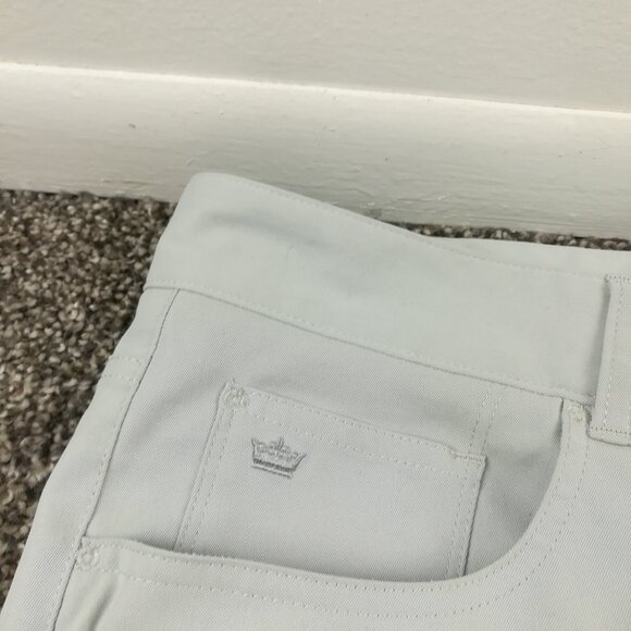 Peter Millar Pants EB66 Performance Five Pocket Chino Golf 40x32 Gray - Picture 3 of 13